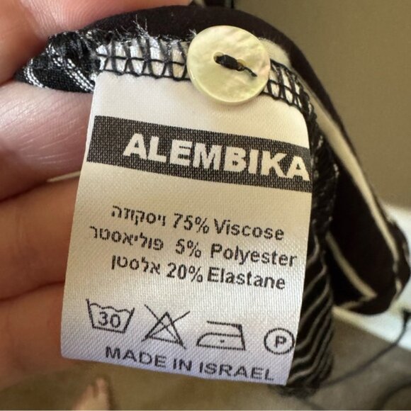 Alembika | Contrast Striped Sleeveless Tunic - Picture 4 of 7